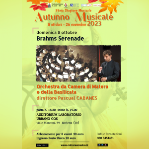 Autunno Musicale Brahms Serenade IG