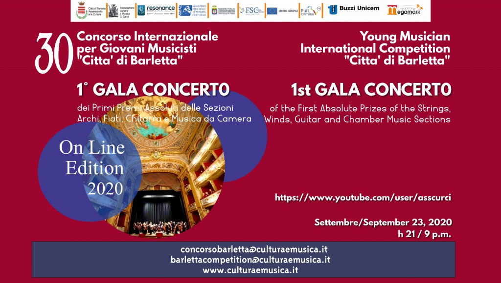 Copertina video 1 Gala Concerto 2020i Barletta 2020 online