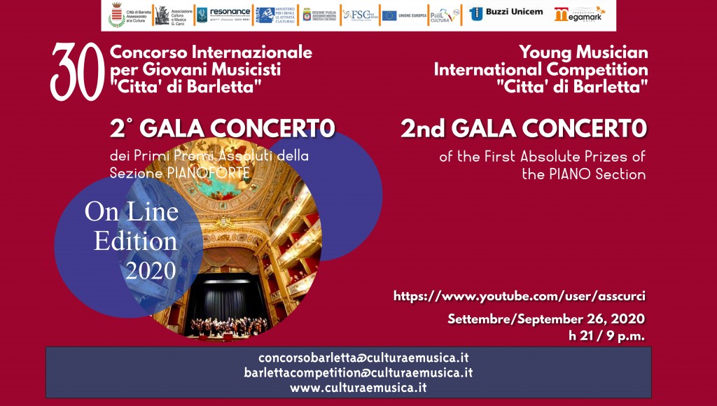 Copertina video 2 Gala Concerto 2020i Barletta 2020 online