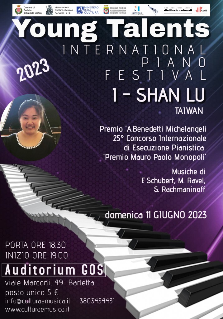 I Shan Lu Piano FESTIVAL 2023 70x100