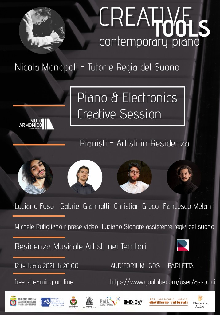 Locandina 35x50 Session Piano ed elettronica Contemporary Piano