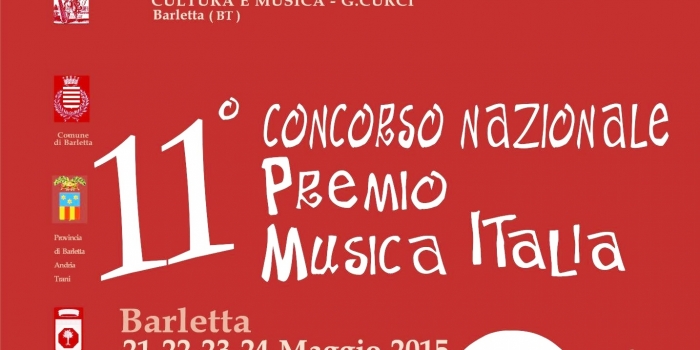 11° Concorso Nazionale ‘Premio Musica Italia 2015′