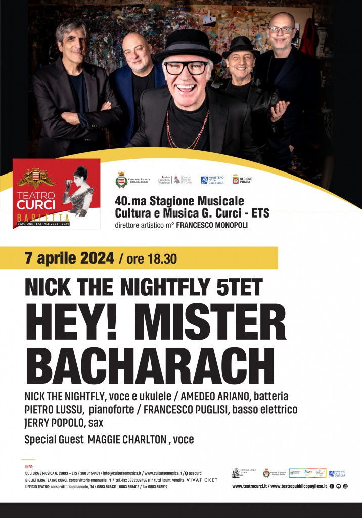 70x100 Stag MUSICALE - MISTER BACHARACH_001