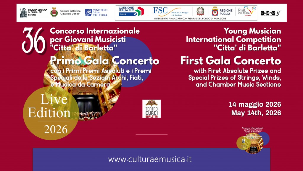 Primo Gala Concerto Citt di Barletta 2026 copertina video